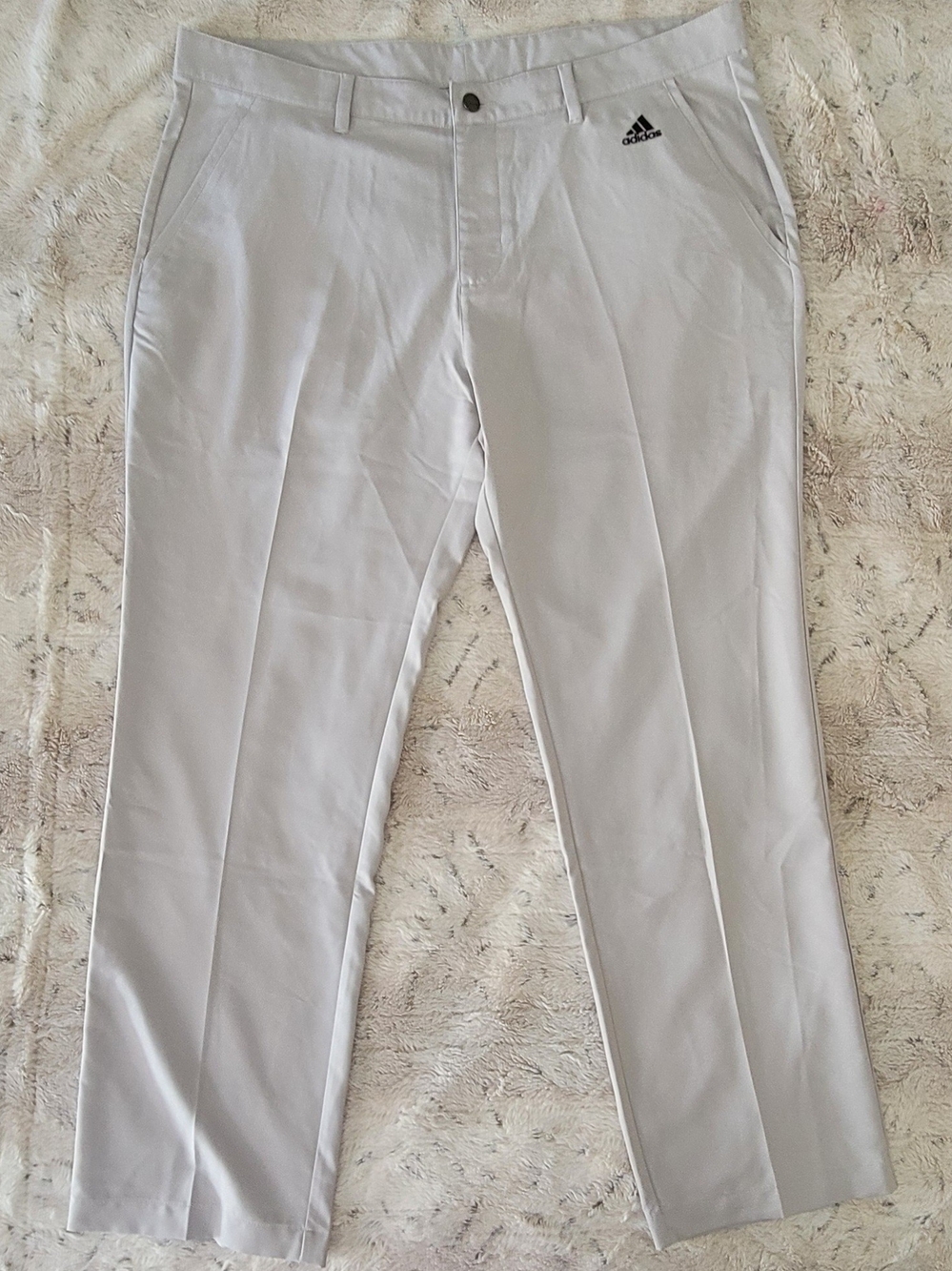Adidas Men’s White 3 Stripe Pocket Golf Pants Men's Size 38 x 30
